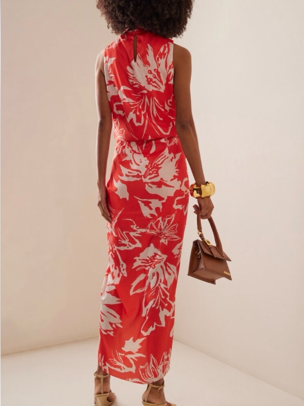 Andres Otalora Cultivo Gathered Floral Midi Dress - Picture 5 of 5